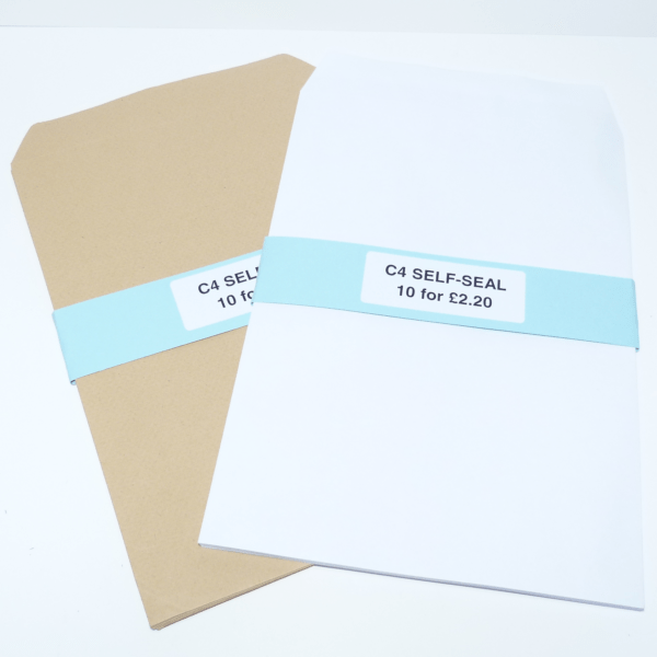 C4 Self-Seal Envelopes x 10