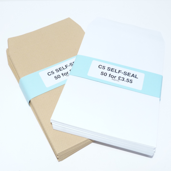 C5 Self-Seal Envelopes x 50