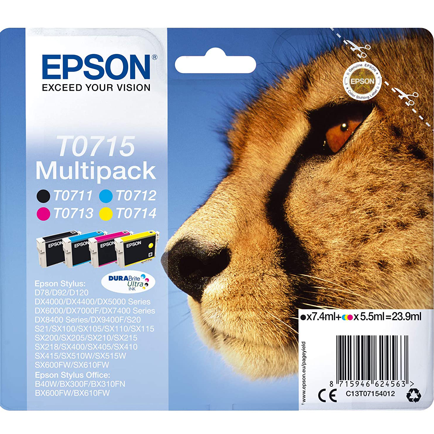 Epson T0715 Multipack Epson T0715 Multipack