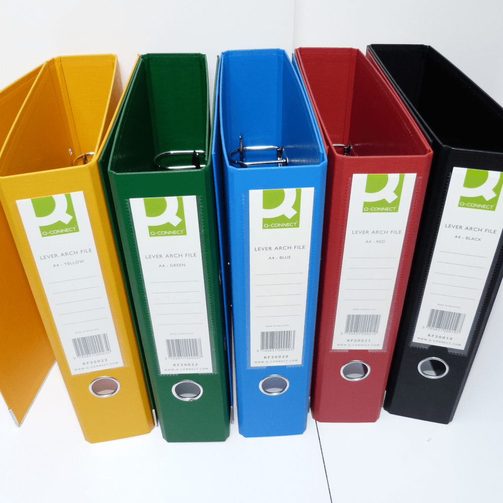 Polypropylene Files Lever Arch File - A4 70mm Polypropylene - Horders Thornbury Press